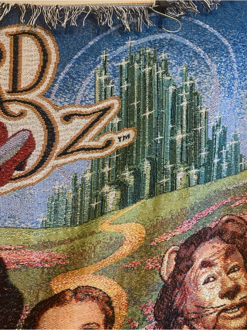 Warner Brothers Wizard‎ Of Oz Tapestry Throw 48x60 Judy Garland As Dorothy